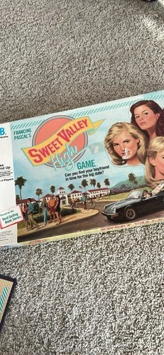 Vintage 1988 Sweet Valley High Board Game Milton Bradley - Complete!