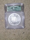 2004 $1 American Silver Eagle - ICG MS 70