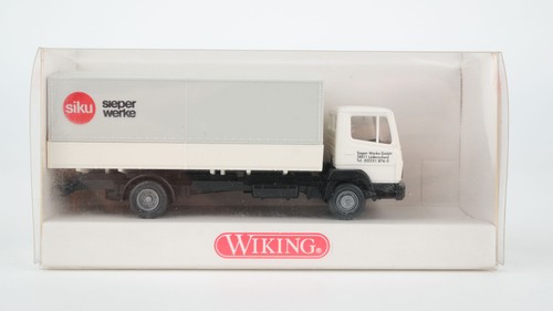Wiking H0 4310123 MB 814 camión plataforma siku Siper Werke | Zustand: Gebraucht