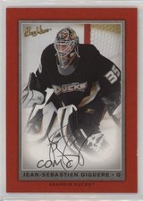 2006 Upper Deck Bee Hive Red Facsimile Signature Jean-Sebastien Giguere #100 0q3