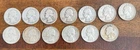 13 Washington Silver Quarters  41D 46 47D 55 57D 62 62D 64 5-64D Lot