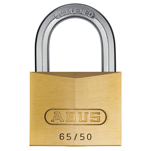 ABUS 65/50mm Brass Padlock Keyed Alike 6512