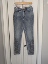 Soft Surroundings Women's Size 4 Skinny Jeans Beaded
