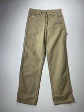 Vintage Karl Kani Carpenter Pants Baggy Workwear Utility Canvas Trousers Khaki B