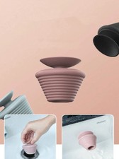 1pc Universal Rubber Drain Stopper - Fits Kitchen, Bathroom Laundry Sinks-NEW