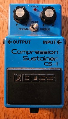 Boss CS-1 Compression Sustainer - Made In Japan - Black Label 1981