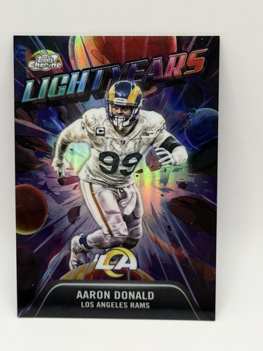 2025 Topps Cosmic Chrome Aaron Donald Base (RAW)