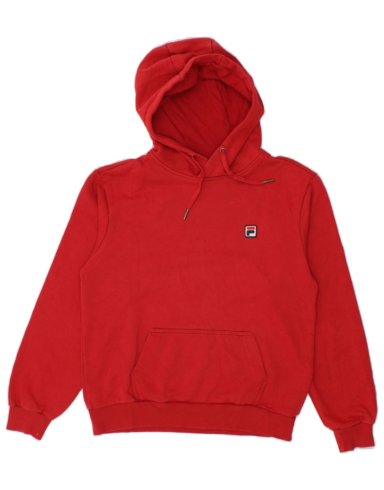 FILA Maglione Uomo con Cappuccio XS Rosso Cotone OU05