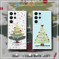 For iPhone Samsung Christmas tree Case Gift ShockProof Phone Back Cover Skin Hot