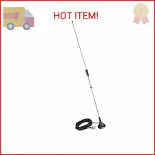 Tram 1089-BNC Scanner Mini-Magnet Antenna VHF/UHF/800MHz–1,300MHz with BNC-Male