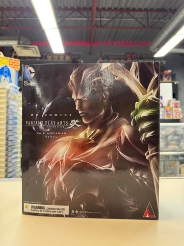 Square Enix Variant Play Arts Kai Aquaman No. 8 SEALED NIB