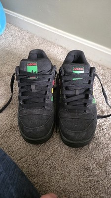 adidas Bucktown Black Rasta , hemp  Sneakers Men, size 11.  gently used, no box