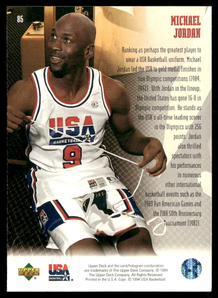 1994 年 Upper Deck 美国金牌平行篮球全套 (90) — 第 3/4 张图片