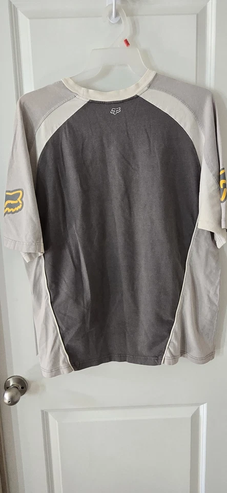 Vintage Fox Racing T Shirt Mens XXL Logos On Arms And Chest, Nice!!! 90s To Y2k - Image 4 of 4
