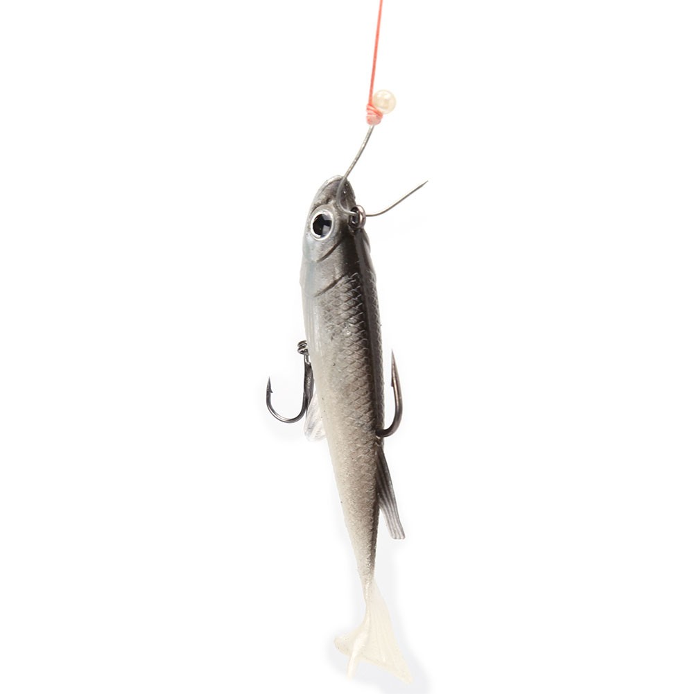 5 Lifelike Soft Fishing Lures With Treble Hook For Fishing Lovers