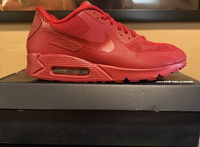 Nike Air Max 90 NikeID Custom Red/Red Size 11
