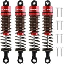 4 PCS 85mm RC Shock Absorber Set Oil Adjustable Damper 1/10 Crawler SCX10
