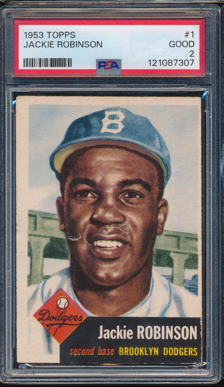 1953 Topps 1 Jackie Robinson PSA 2 Good - 121087307