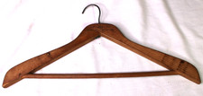 Vintage WOOD COAT CLOTHES HANGER CURTIS LEGER FIXTURE CO CHICAGO 2301 18" inch