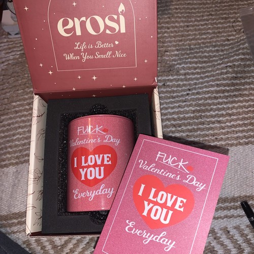 EROSI love Candle Gift Men Women 10 oz Soy - Picture 1 of 2