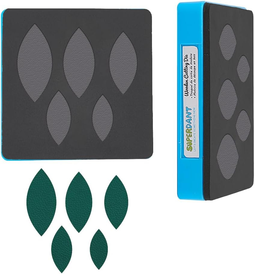 Leather Cutting Dies 5 Size Leaves Earring Die Cutter Making Die Stacking Ear...