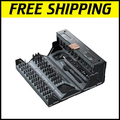 Ergonomic Mini Screwdriver Set with USB Charging and Precision Bits - Gift Ready