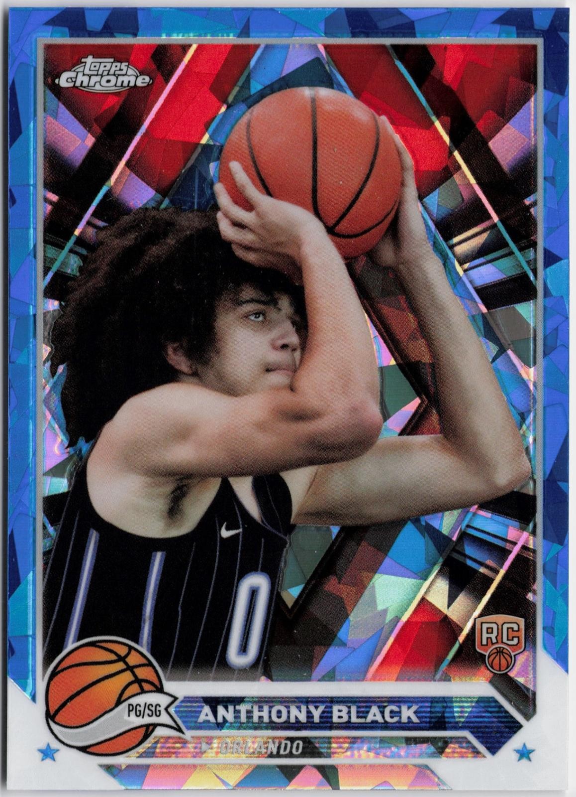 2023-24 Topps Chrome Sapphire Edition #186 Anthony Black RC