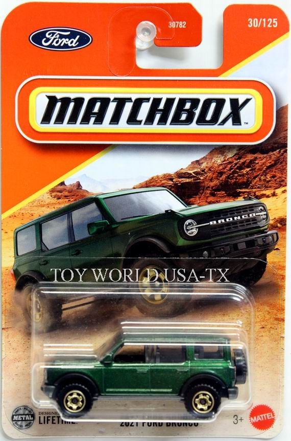 2025 Matchbox #30 MBX Adventure 2021 Ford Bronco