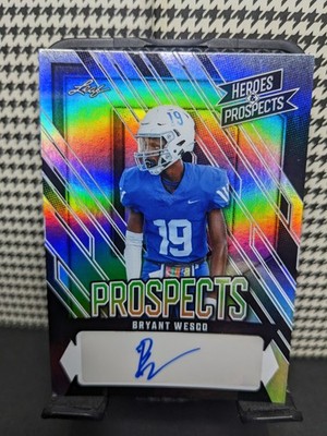 Bryant Wesco Rookie Prospect Auto /75 Clemson Tigers 2024 Leaf Heroes AP-8W1