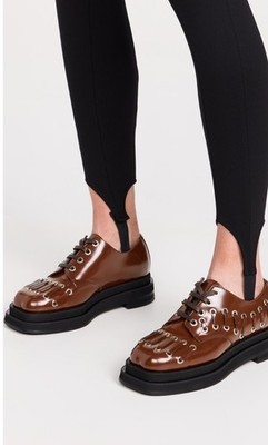 Simone Rocha Heart Toe Grommet Brogues Shoes Sz 41 $1135