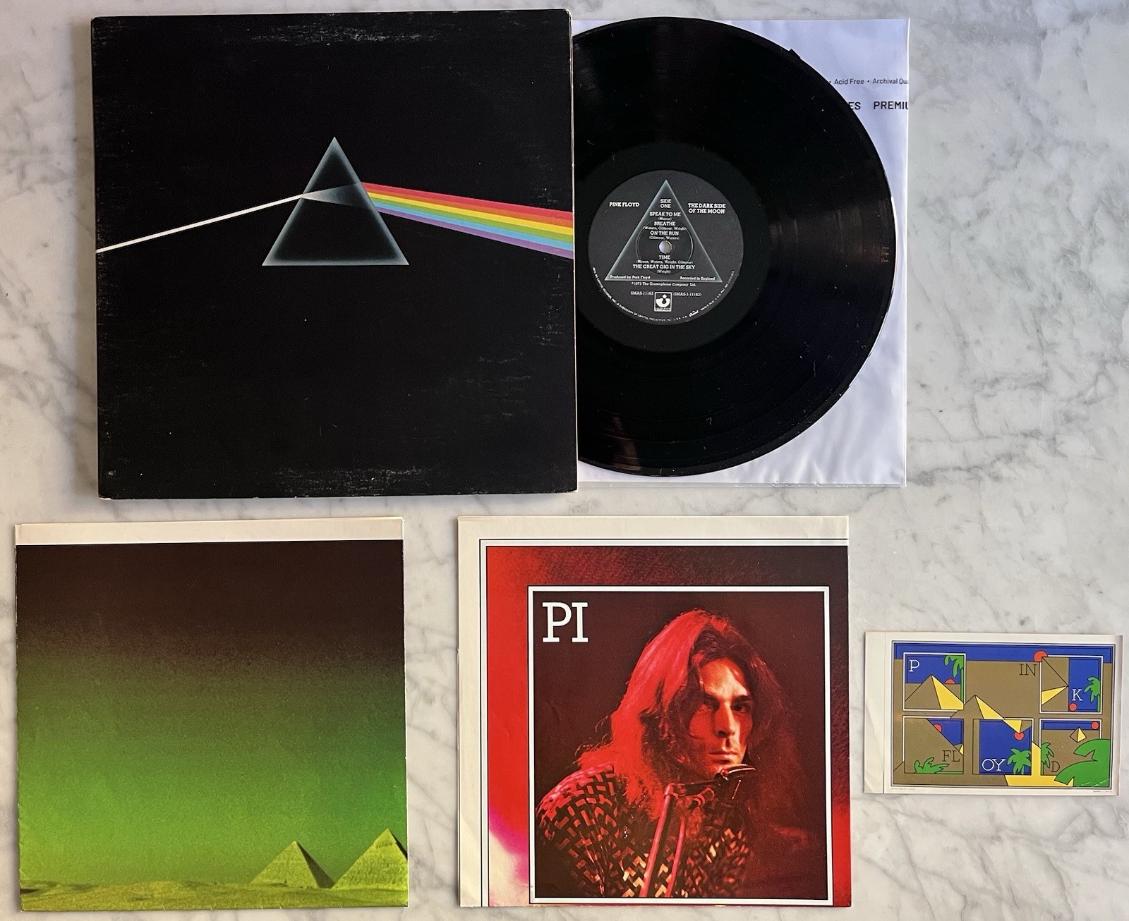 PINK FLOYD The Dark Side Of The Moon Vinyl LP 1st Orig Press 1973 Harvest Wly EX