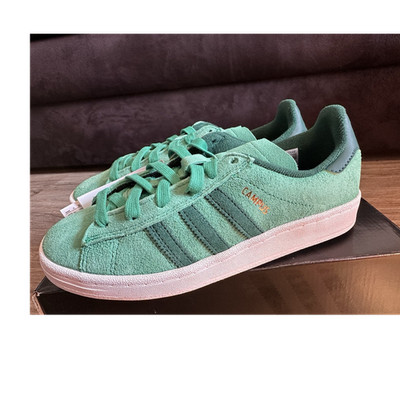 adidas Originals Campus Low Top Sneaker Wildleder grün Gr. 37 1/3 JH5458