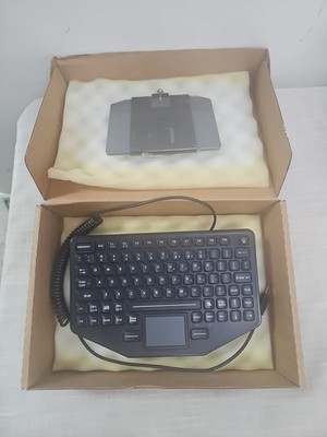 NEW IN BOX iKey SL-86-911-TP-USB Keyboard with Touchpad WITH MOUNT