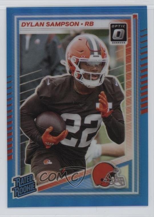 2025 Panini Donruss Optic Rated Rookie Aqua Prizm 45/349 Dylan Sampson #238 6q5