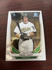 2014 Bowman Chrome Trace Loehr RC Rookie #CDP108 Oakland Athletics 