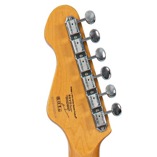Chitarra elettrica vintage REVO Series 'Colt HH Twin Hardtail' ~ blu laguna - Foto 7 di 7