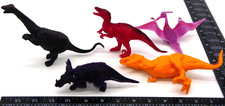 Lot Assorted Dinosaur Figure Toy Dino T-Rex Triceratops Pterodactyl