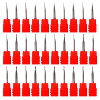 Pack Of 10 High Efficiency Three Edges Milling Cutters For Aluminum Fabrication