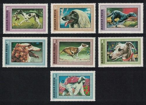 Hungary Dogs 7v 1972 postfrisch SG #2659-2665