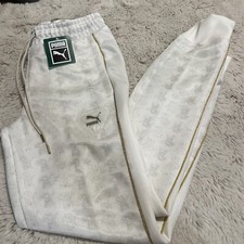Puma Iconic T7 Forever Diamond Track Pants Men White Casual Athletic 621753 90