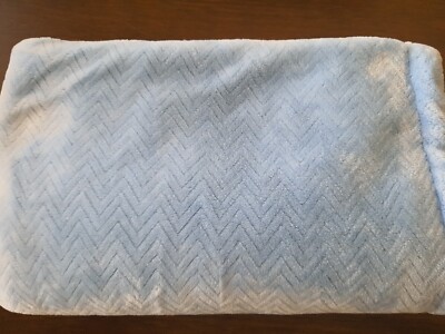Parent s Choice Walmart Blue Zig Zag Cheveron Sherpa Baby Boy Blanket lovey
