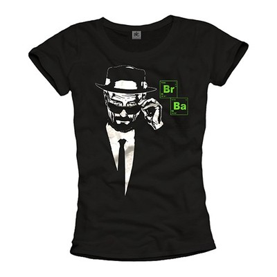 Heisenberg Damen T-Shirt Walter Top Breaking Bad Pinkman Girls Los Pollos Swag