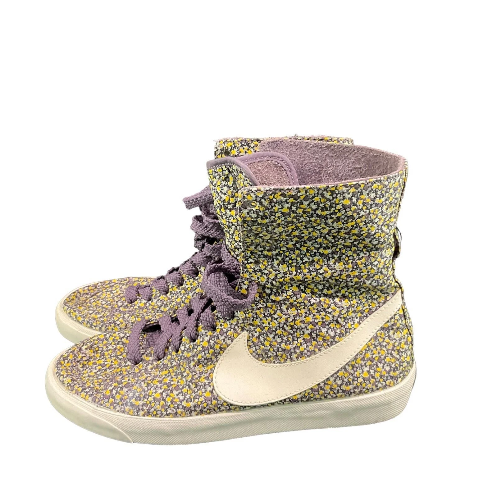 Nike Blazer stivali alti Liberty viola stampa floreale donna UK 4 540856 500