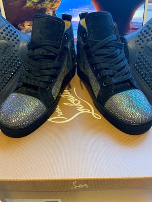 louis flat veau velours strass