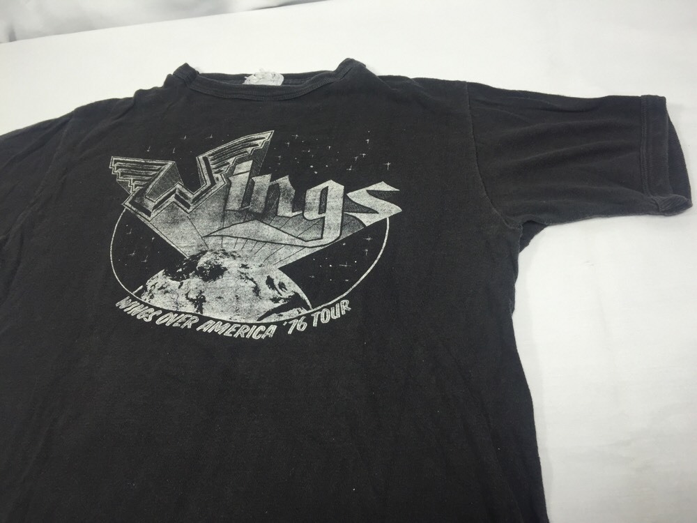 Vintage 1976 Wings Over America '76 Tour Shirt Rare Paul McCartney