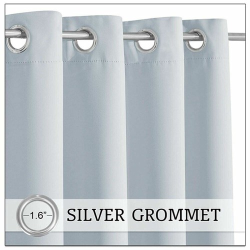 Waterproof Outdoor Curtain Blackout Window Porch Patio UV Heat Insulated Panel - Picture 5 of 22