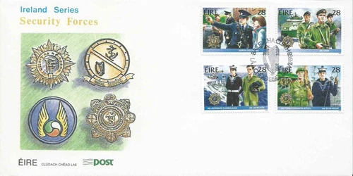 Ireland 1988 Irish Security Forces FDC Army Garda Police Navy Air Core Reservist