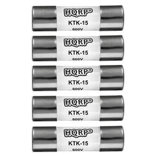 5x HQRP KTK-15 Midget Fast-Acting Digital Multimeter Fuse 15A for Fluke 3478712