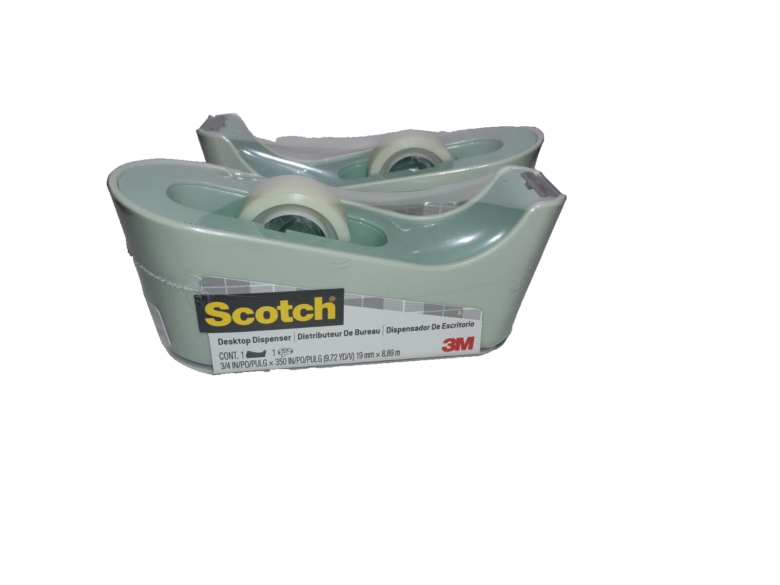 3M Scotch C18MX Desktop Tape Dispensers (2 Lavender, 2 Mint) eBay