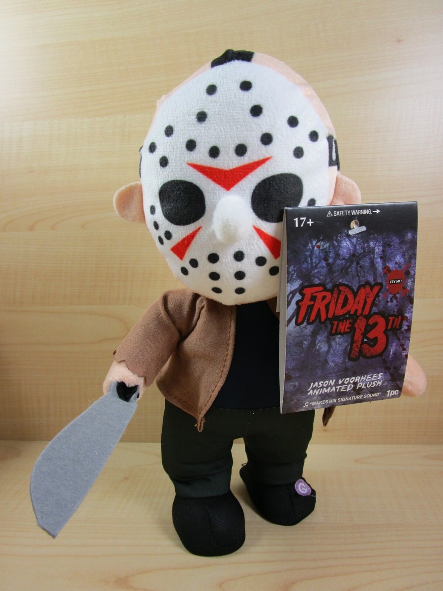 Friday the 13th JASON VOORHEES ANIMATED PLUSH DOLL 17+ walks sound